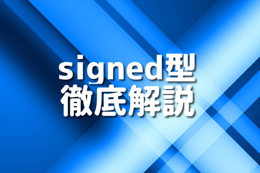 signed型 徹底解説